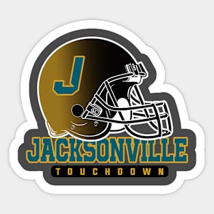 Jacksonville Football Team Sticker